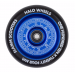 Slamm Halo Deep Dish Alloy Core Metal Wheel 110mm Blue
